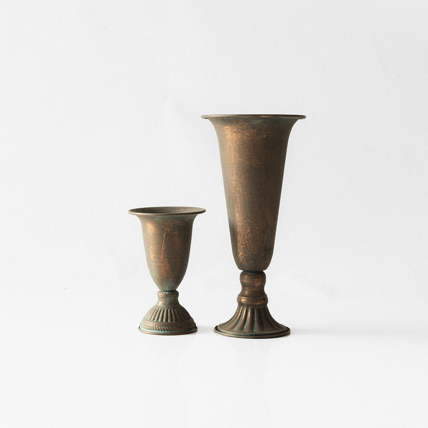 ANTIQUE TIN｜Flower Vase｜L