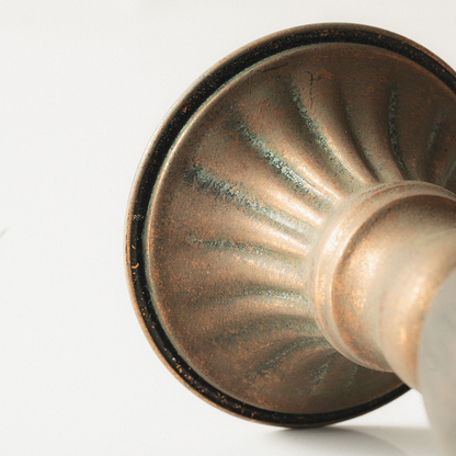 ANTIQUE TIN｜Flower Vase｜L