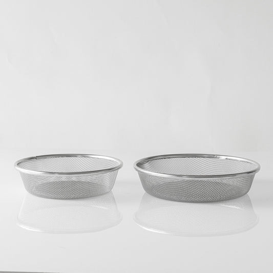 Three Snow｜頑丈なザル｜浅型｜19cm