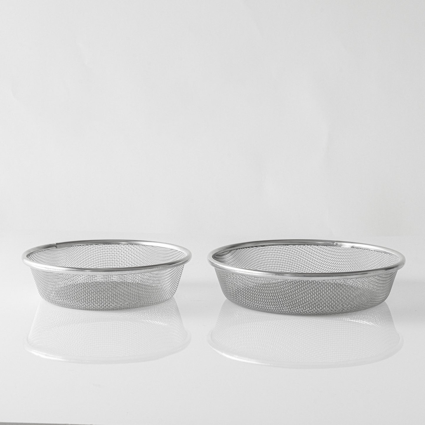 Three Snow｜頑丈なザル｜浅型｜22cm