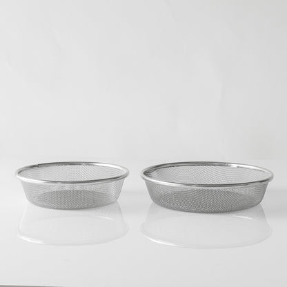 Three Snow｜頑丈なザル｜浅型｜22cm