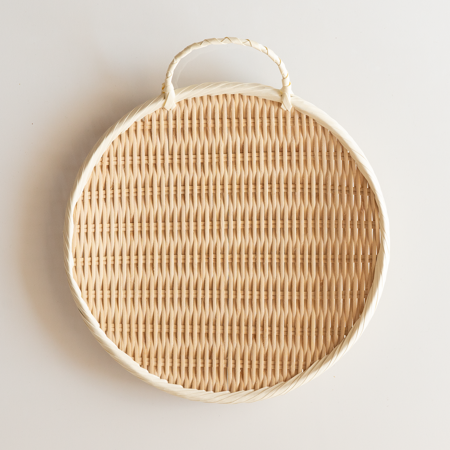 雅竹｜手付き盆ざる｜尺0寸（30cm）